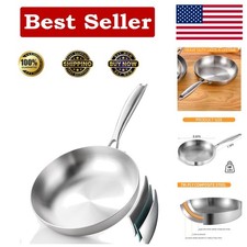 Whole Body Tri-Ply Stainless Steel 8Inch Smal...