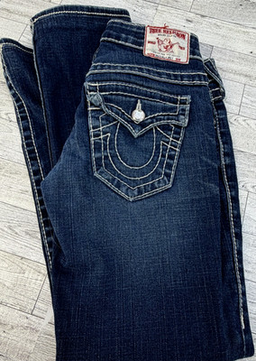 True Religion Jeans Women's Dark Wash Jeans Style 10-572NBTC Size 24