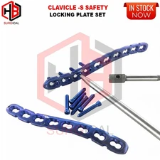 Claviclë-S Safety Locking Plates 3.5mm L/R 6-10Holes With Screw 61Pcs Set TT
