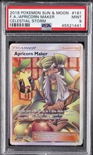 2018 POKEMON SUN & MOON CELESTIAL STORM #161 FULL ART/APRICORN MAKER PSA 9 on eBay