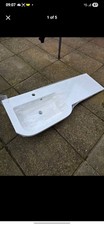 Ultra 1000mm Minimalist Ceramic Inset Basin brand new