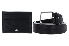 LACOSTE Elegance Punch Cardholder + Belt Box ...