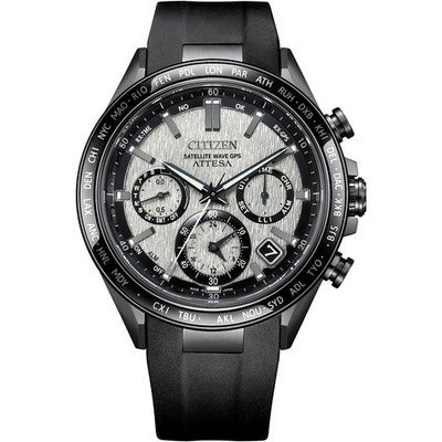 Citizen Men's Attesa Chronograph Date Day Eco-Drive Black Watch