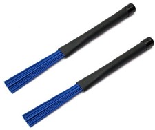 Jiayouy 1 Pair Drum Brushes Sticks Percussion Retractable Nylon Brush...