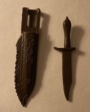 VINTAGE TOY MARX JOHNNY WEST CHIEF CHEROKEE GERONIMO SHEATH KNIFE SEE DESC