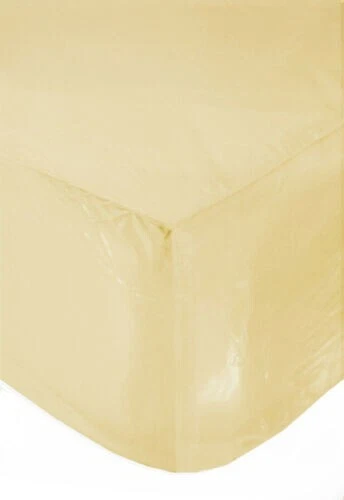 FABIMONTI PVC Spannbettschutz Bettlaken Spielwiese Matratzenschoner Gelb