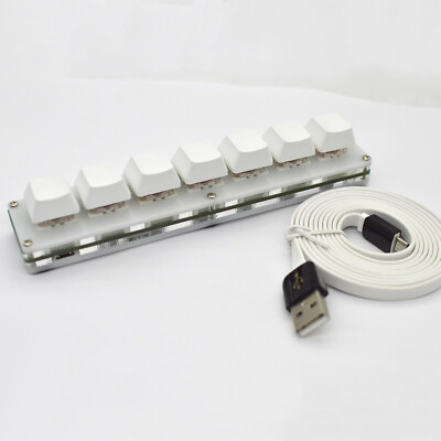 7 Keys Keyboard USB Interface Custom Macro Mini Mechanisch Tastatur Zubehör Kits