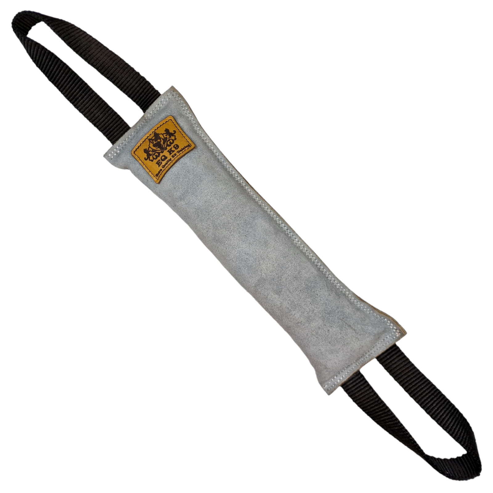 EQ K9 Leather Dog Tug Toy, Durable for Dog Training, Tug of War, Dog Bite Pillow