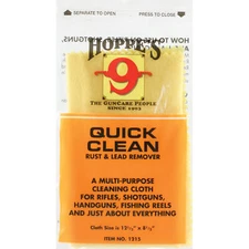 Hoppe's Quick Clean Rust & Lead Remover Cloth Nonabrasive Gun Cleaning Wipe