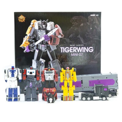 MH Toys MH-MINI07 Menasor Tigerwing Combination Full Set 5 Figure Toy Gift Boxes