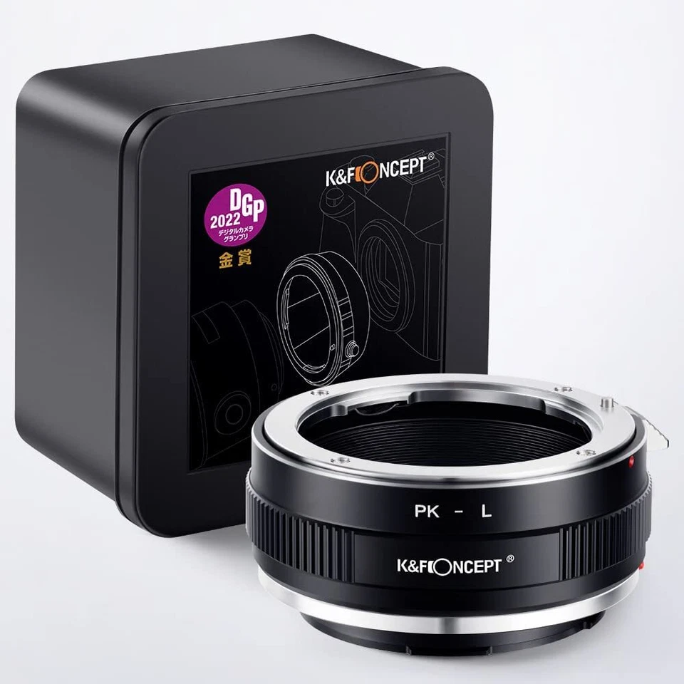K&F Concept Manual Lens Adapter for Pentax K PK Mount Lens to L Mount Cameras - Image 2 of 4