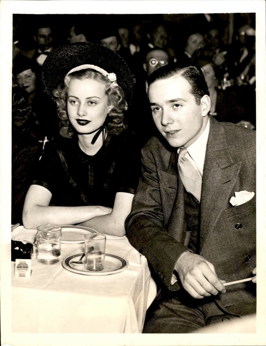 GA151 1938 Orig Int'l News Photo DAVID HEARST FIANCE HOPE CHANDLER