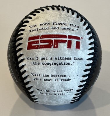 ESPN Sports Center sayings, Souvenir Promotional Baseball, Disney Ball (B118)