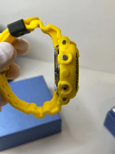CASIO G-SHOCK GF-8250-9JF Yellow Rubber Solar Digital Watch FROGMAN Unused Japan - Picture 13 of 24