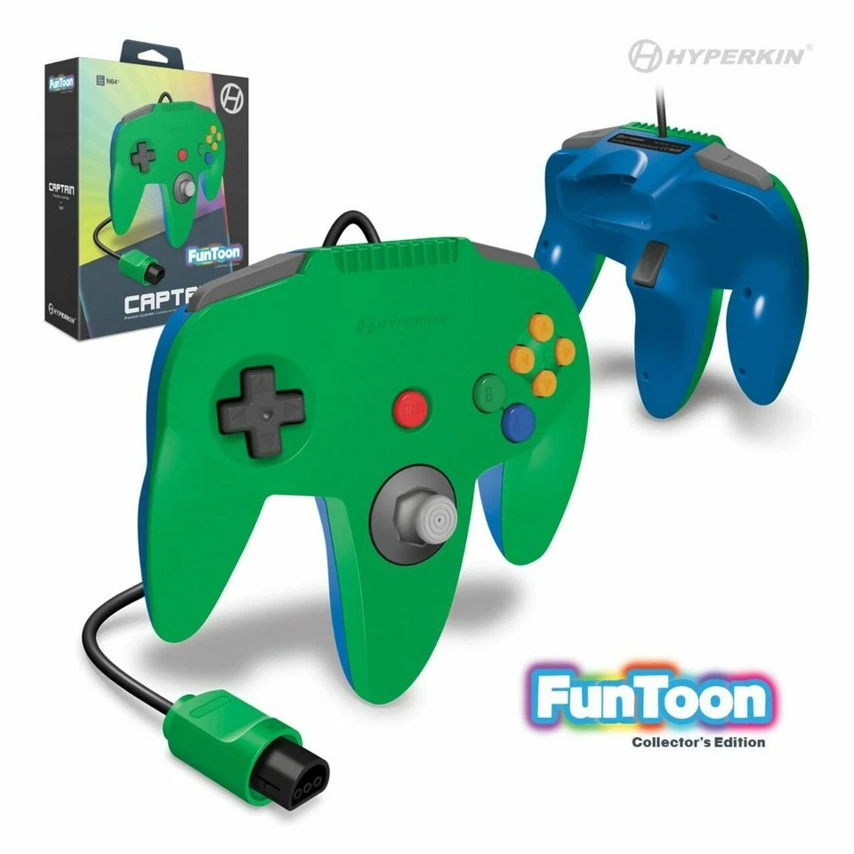 Captain Premium N64 Controller Funtoon Collectors Edition Red or Green - Image 4 of 4