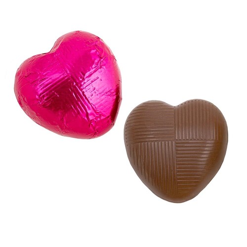 Milk Chocolate Foil Wrapped Hearts (x82 Hearts) - Picture 33 of 46