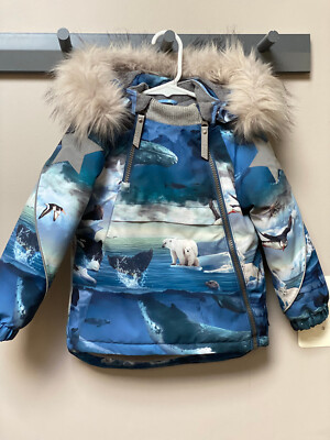 Molo kids Winter jacket Hopla Fur 98cm 2-3 year old