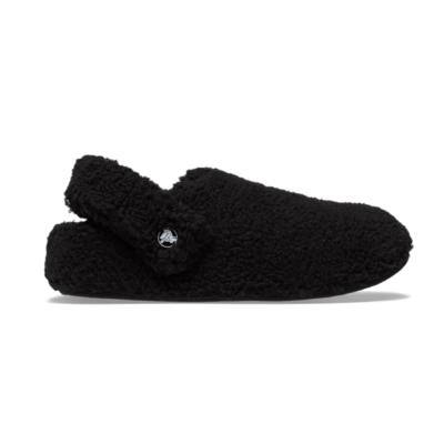 New CROCS Womens CLASSIC COZY SLIPPER 209386-001 BLACK UNISEX W 6