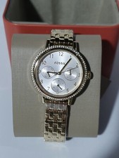 Fossil Reid Multifunktionswerk Damenuhr Edelstahl goldfarben (BQ3685)_0.3_5