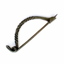 Bügelfibel geschmiedet - Fibel keltisch Eisenfibel Gewandung Mittelalter LARP