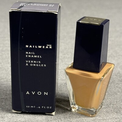 Avon Nail wear Nail Enamel Mocha Shimmer W2 Moka Miroitant C2