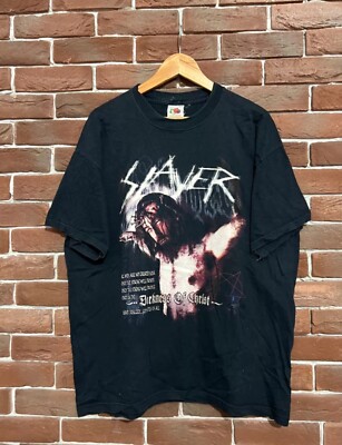 Vintage Slayer 2002 God Hates Us All Darkness Christ Metal Band
