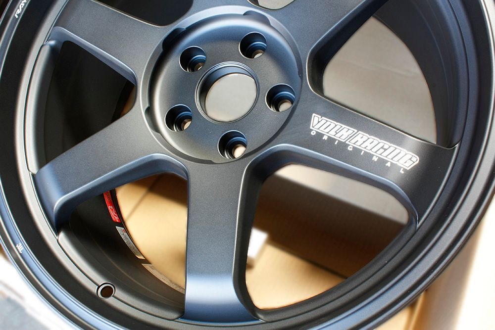 レイズ RAYS TE37 19x9.5J マットブラック 4本セット ホイール Rays TE37 Ultra M Spec Matte Black Wheel 19