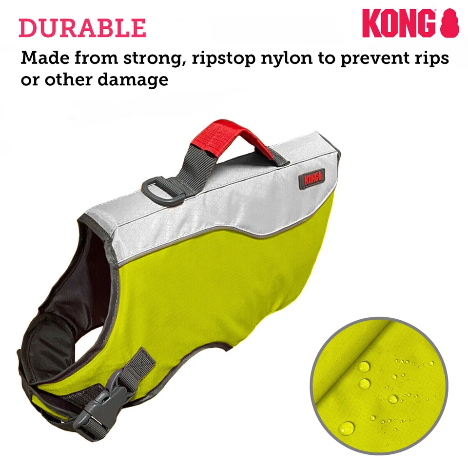 Kong Dog Float Adjustable Preserver Flotation Safety Vest Ripstop Life Jacket - Image 3 of 4