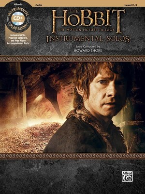 The Hobbit: The Motion Picture Trilogy for Strings Cello Book & Online Audio/Sof