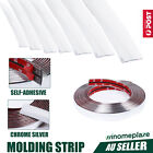 <!--F#f_0-->Silver Chrome Polish Auto Moulding Trim Line Adhesive Strip 6mm-20mm 30mm 40mm<!--F/-->
