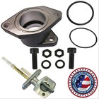 fits Yamaha Warrior 350 Yfm350 Carburetor Intake Manifold Fuel Petcock 1987-2004