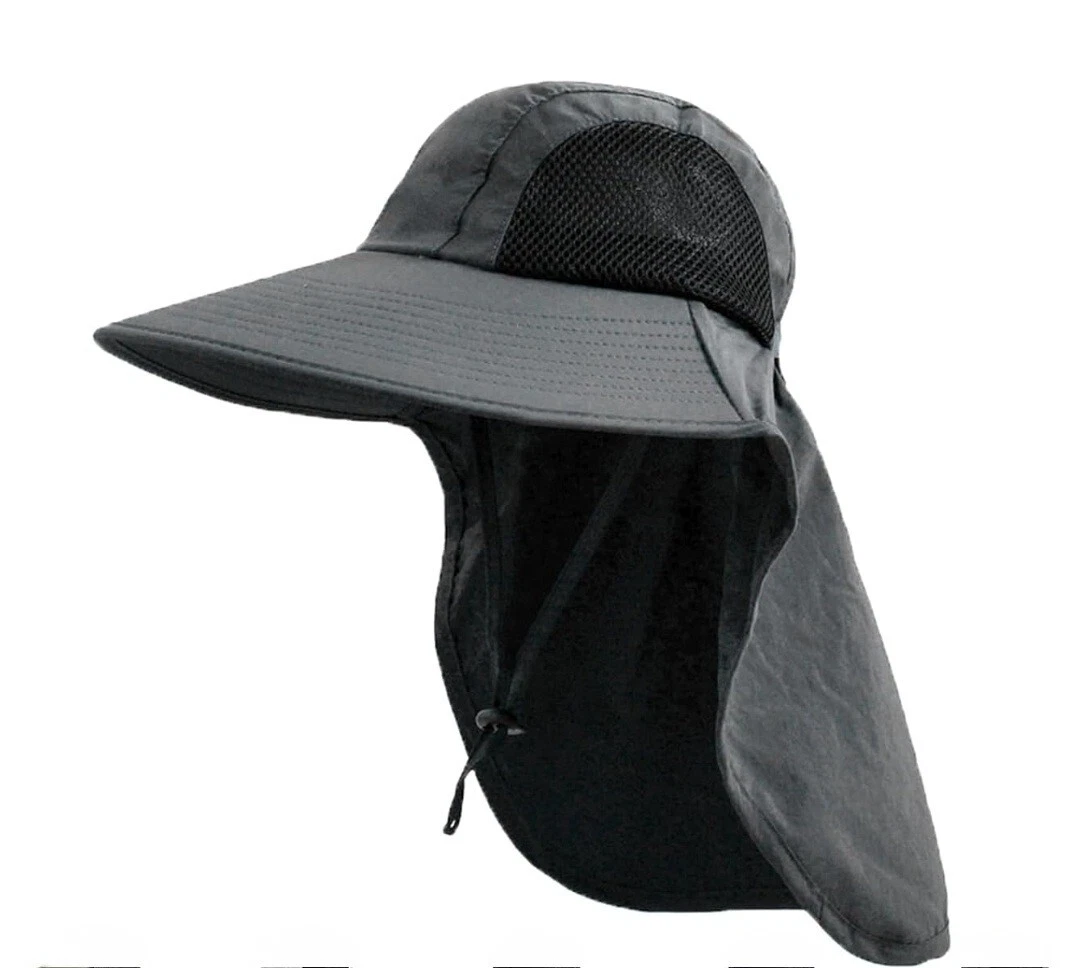 Gorra Gorro Con Protección UV Para Exterior Con Cubrenuca Para Hombre Mujer