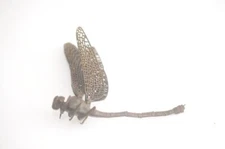 JIZAI-OKIMONO Dragonfly samurai netsuke Statue Japa Articulated fr japan Artwork