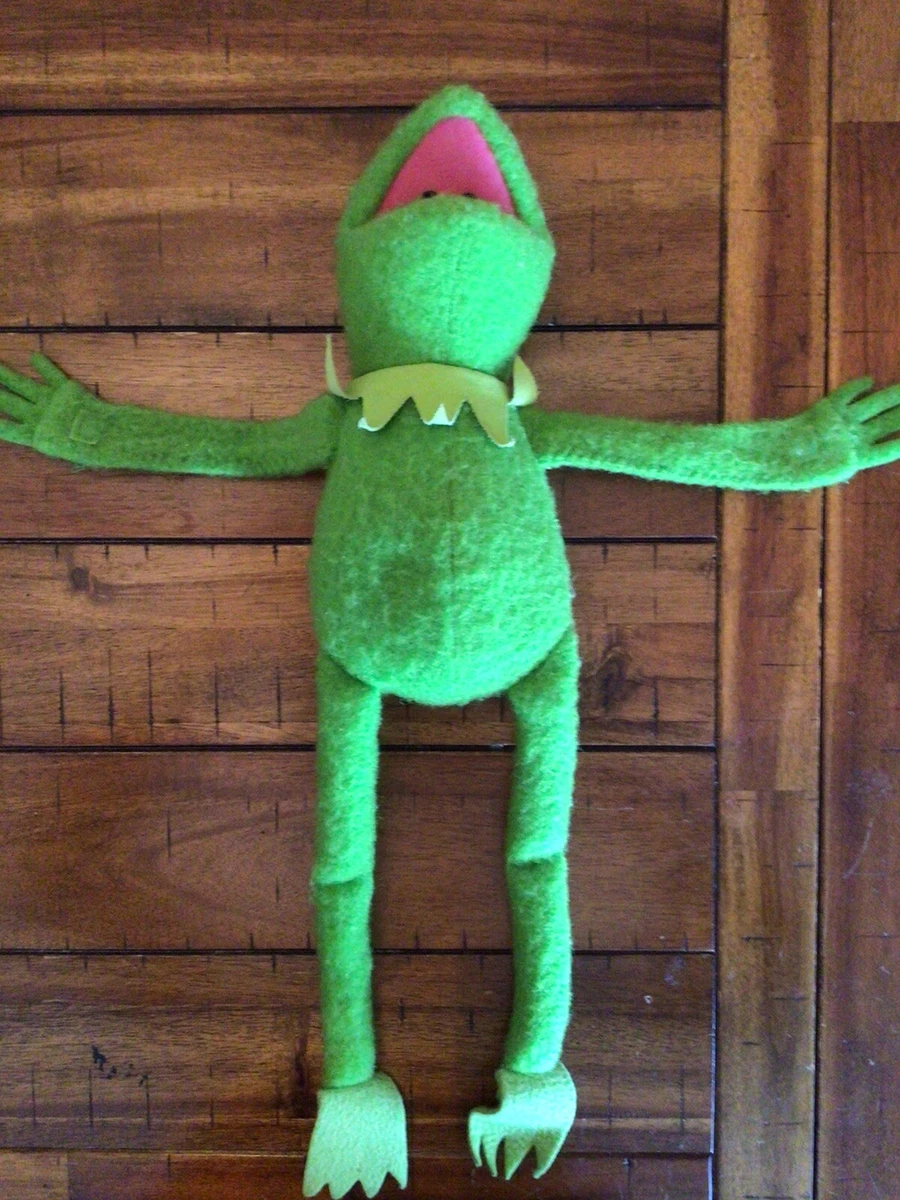 Vintage Plush Kermit the Frog 850 Jim Henson Muppet Doll Fisher