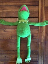 Vintage Plush Kermit the Frog 850 Jim Henson Muppet Doll Fisher Price Toy 1976