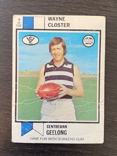 1974 VFL Scanlens #8 Wayne Closter Geelong