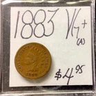 1883 Indian Head Cent VG+! ENN Coins