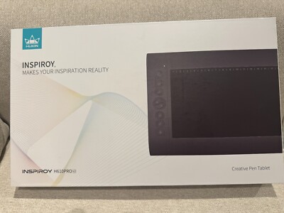 Huion H610 Pro V2 Graphic Drawing Table with Battery-Free Stylus - Black