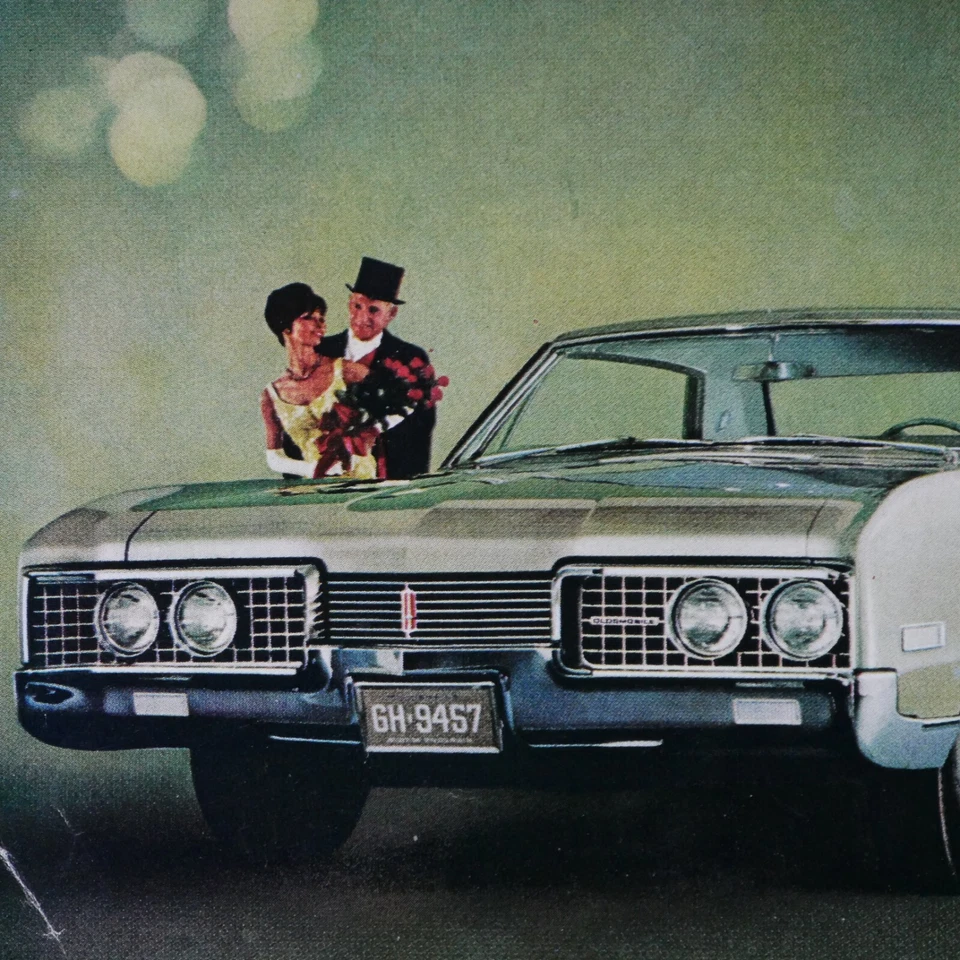 1967 Oldsmobile Ninety Eight Vintage Rocket Action Original Print Ad 8.5 x 11" - Image 2 of 4