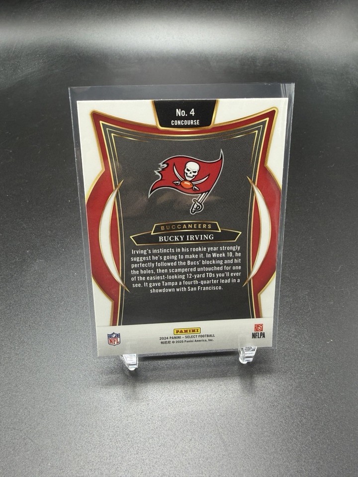 Bucky Irving Rookie 2024 Panini Select - Concourse #4 Tampa Bay ...