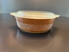 Vintage Pyrex 474 B Woodland Brown Ovenware Casserole Bowl Dish With Lid 1.5l