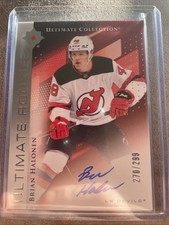 Brian Halonen 2024-25 UD Ultimate Rookie Auto /299 #109 New Jersey Devils