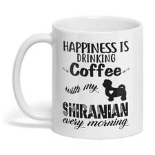 Shiranian Dog,Pomshi,Shih-A-Pom,Pom-Tzu,Shih-Pom, Shih Tzu Mix PomeranianMug,Cup