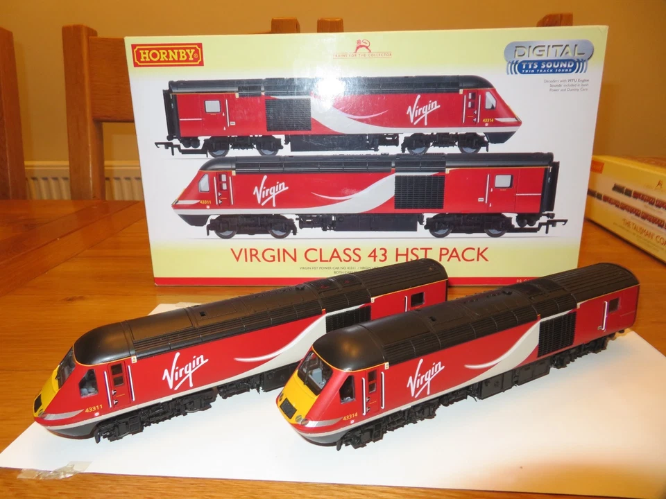 hornby r3390tts virgin class 43 hst train pack dcc sound removed is now analogue - Image 4 of 4