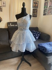 Sherri Hill Dress, Comes With Flowers, Size 6! Tan Stains On Inside (pictured)