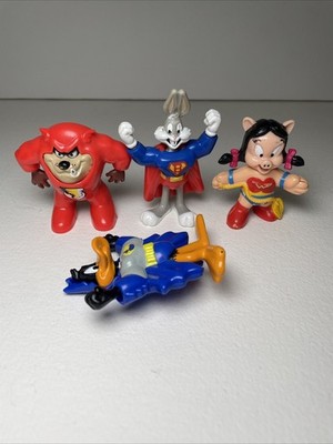 1991 McDonalds Happy Meal Toys DC Comic Looney Tunes Super Heroes Complete Set