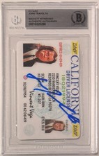 License Custom Card Pulp Fiction Signed John Travolta Beckett Witnessed License Custom Card Pulp Fiction Signed John Travolta Beckett Witnessed