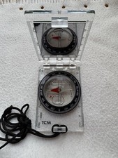 Taschenkompass TCM mit Sonnenuhr und Spiegel, Outdoor