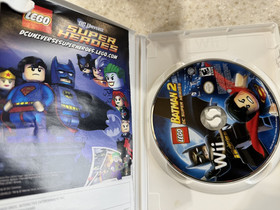 LEGGO BATMAN 2 DC SUPER HEROES ORIGINAL WII NINTENDO WII JUEGO DISCO Y FUNDA NES HQ
