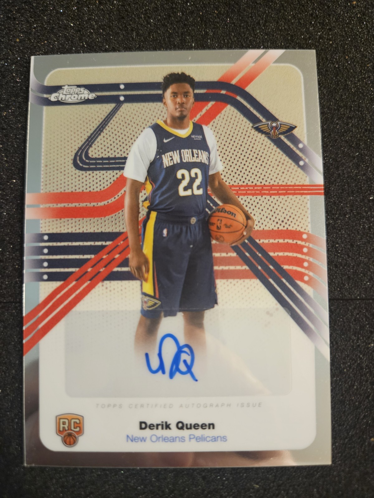 2025-26 Topps Chrome- Derik Queen Next Stop Signatures Rookie Auto